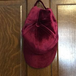Garnet silk hat